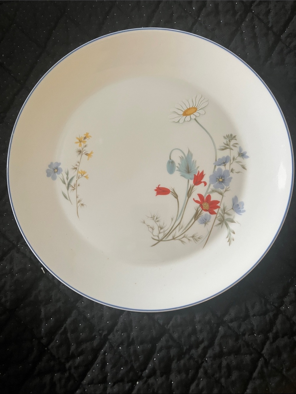 Option 2: Royal Albert Summer Breeze Fine Bone China Plate - Vintage Made in Eng